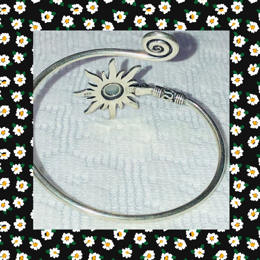 Bangle wrap around bracelet, anklet or arm jewelry 925 - Picture 2 of 2